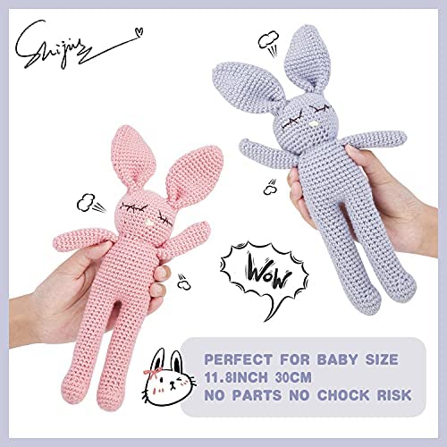 Moni's Choice Easter bunny blue adds safe, soft nursery decor