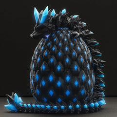 Monjita Dragon Egg Bendable Figure offers flexible play on desks and shelves.
