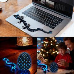 Monjita Dragon Egg UV Glow reveals bright colors under light for vivid magic.