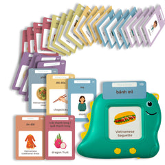 Monkey and Bananas flash card set shows southern Vietnamese pronunciation for toddlers