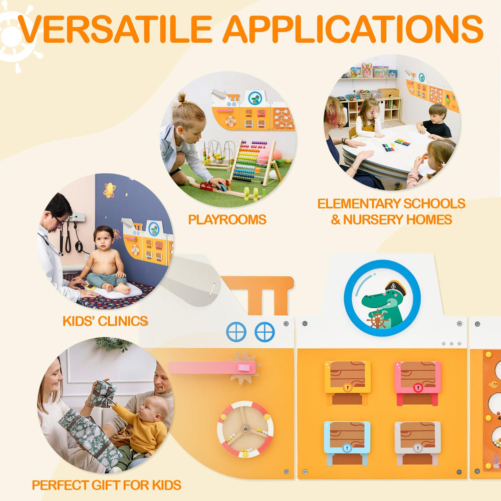 Monläurd Toddlers Imaginative Playboard inviting independent learning