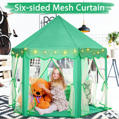 Monobeach Princess Tent interior offers a private magical hideaway for kids.