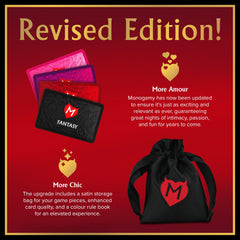 MONOGAMY anniversary gift display presenting a meaningful date night experience