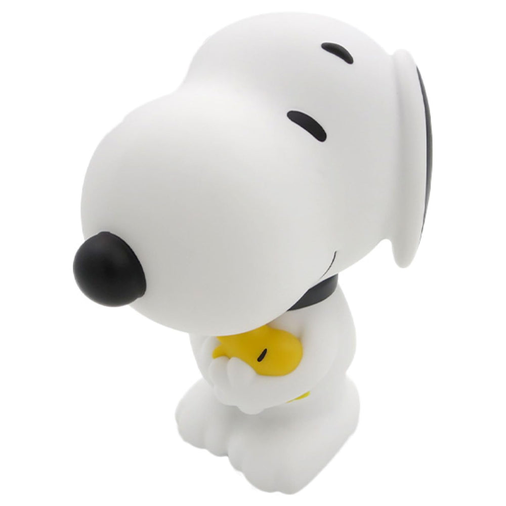 Monogram Snoopy figure bank front view with Woodstock detail for playful saving.