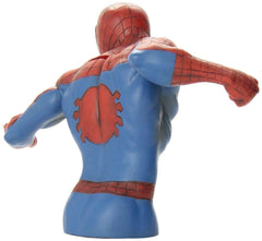 Monogram Spider-Man bust bank roto-cast plastic, lightweight yet sturdy display