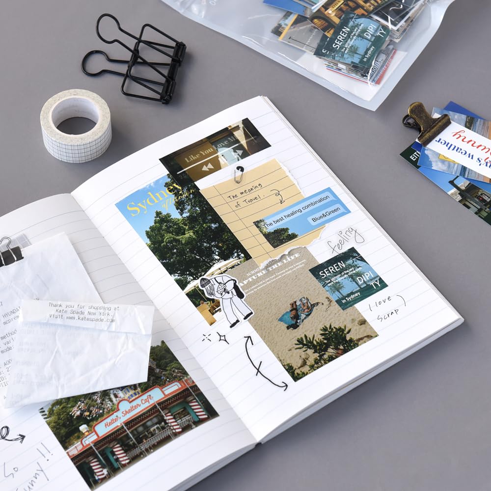 Monolike Capture The Life stickers cut-and-tear friendly for custom shapes.