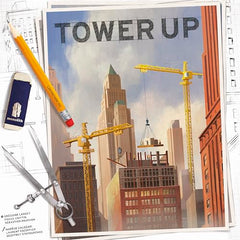 Monolith Tower Up building placing captures a tense turn-based moment.