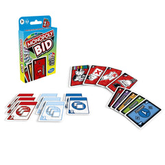 Monopoly Bid blind auction in progress with money cards