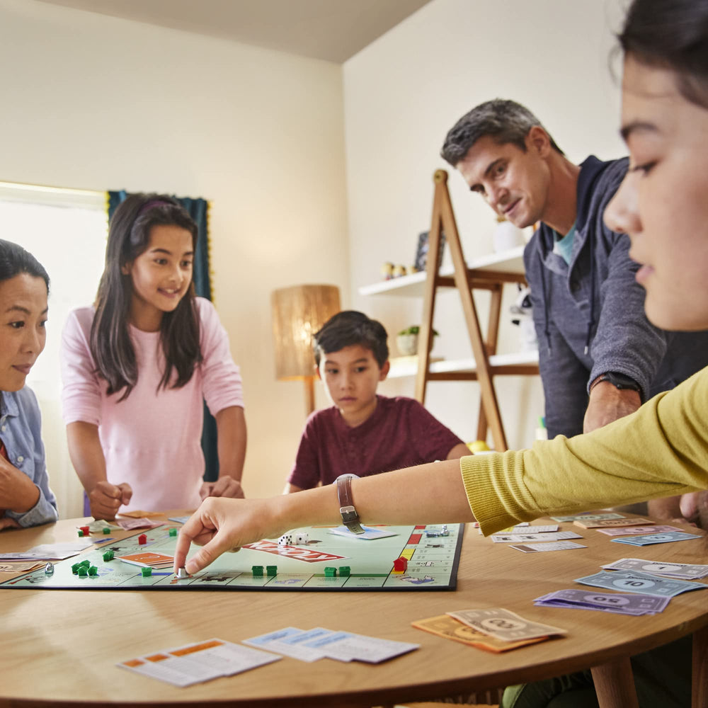 Monopoly Chance card draw illustrates potential shifts in fortune