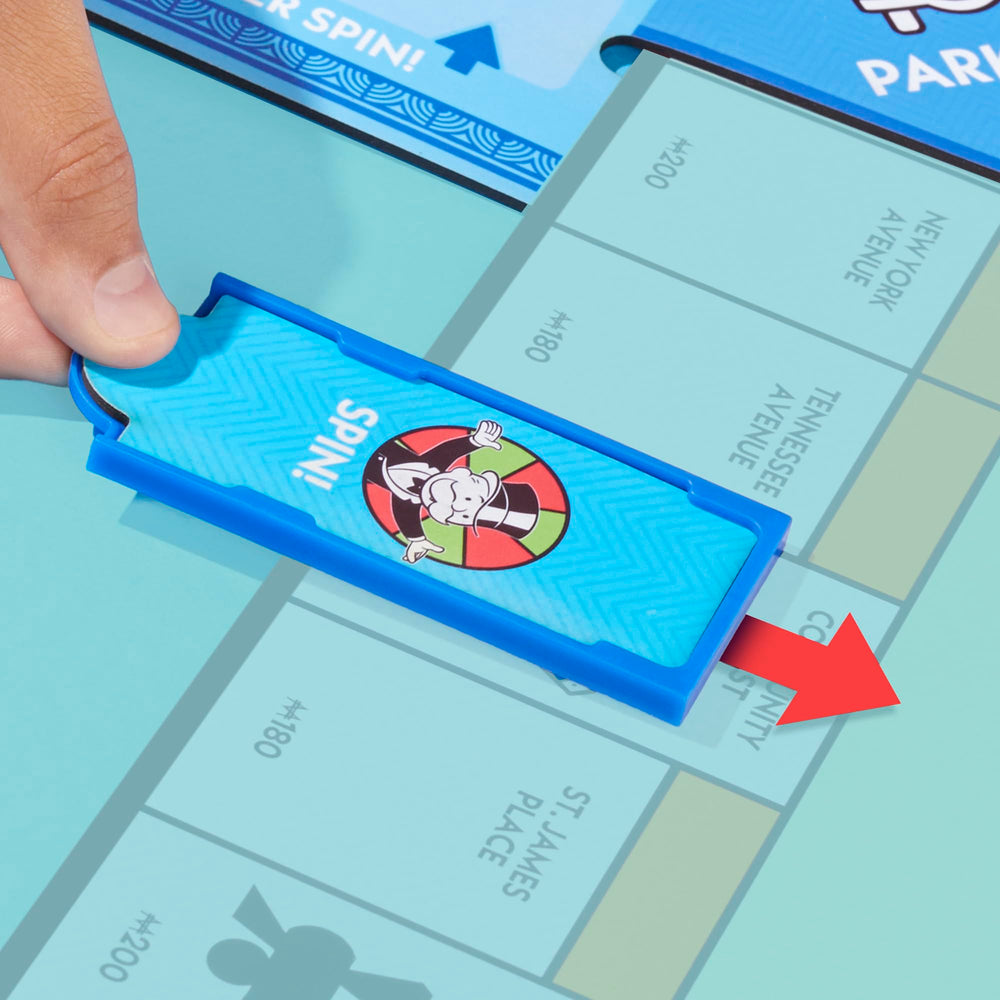 Monopoly Free Parking Jackpot Expansion bonus cards highlight extra rewards.