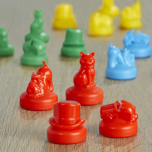 Monopoly Knockout four-color tokens offer clear visual tracking
