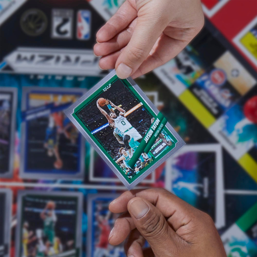 Monopoly Prizm NBA 2nd Edition box insert guides players through rules