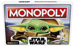 Monopoly Star Wars The Child Edition board game cover featuring Baby Yoda for family game night
