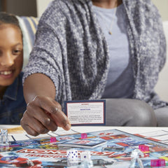 Monopoly Transformers edition Bumblebee token captures cheerful, fast-paced gameplay