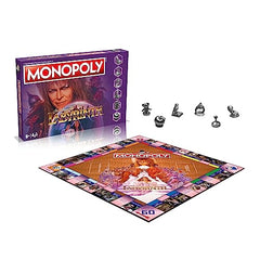 Monopoly Winning Moves Maze metal tokens on display offering familiar play options.