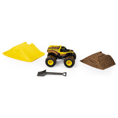 Monster Dirt storage container keeps play space tidy and organized after sessions.