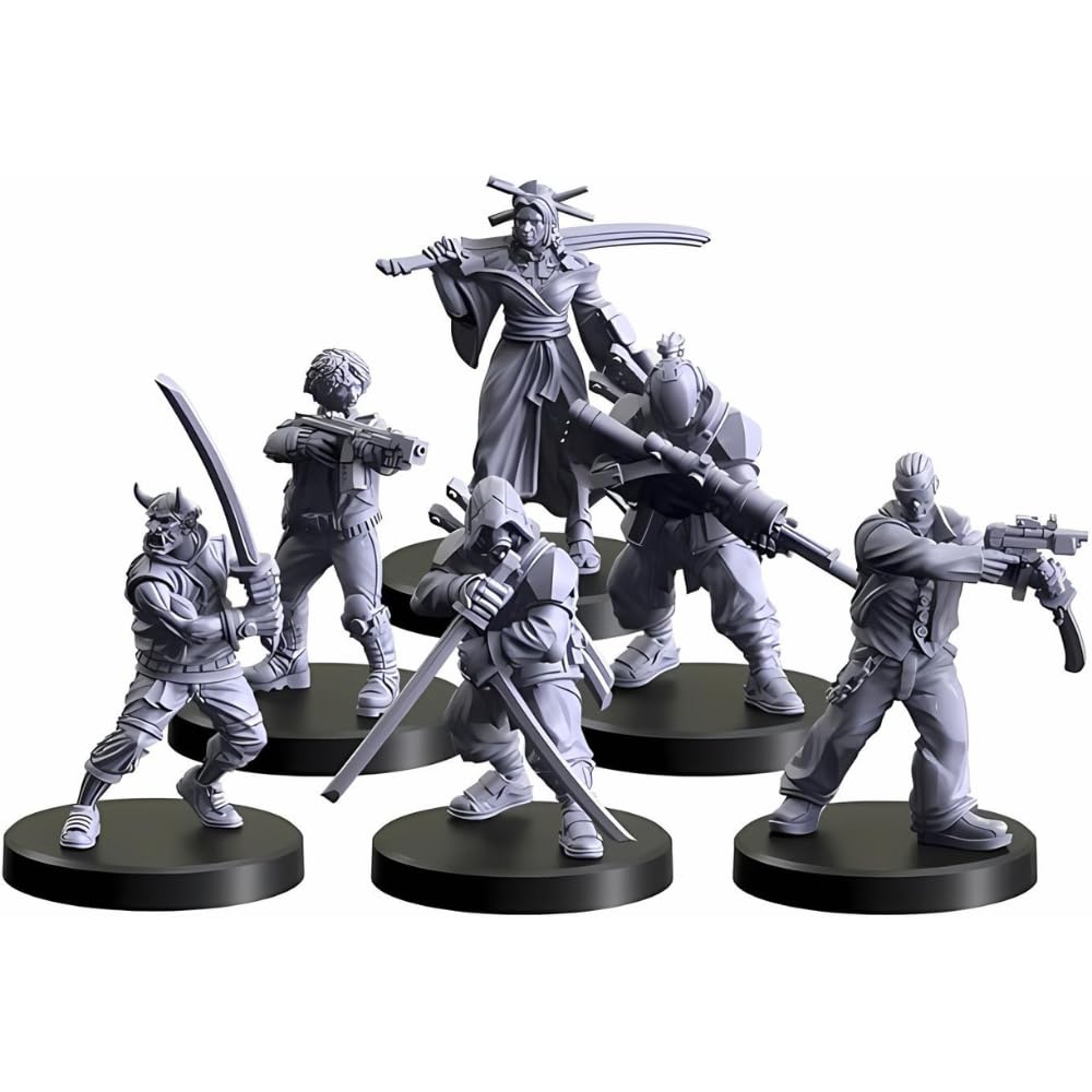 Monster Fight Club Cyberpunk Red Combat Zone miniatures—poseable figures spark dramatic street skirmishes.