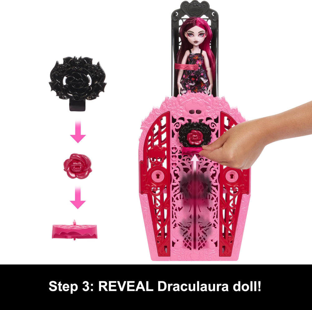 Monster High charms and talisman assembled to unlock the mystery.