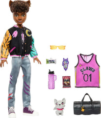 Monster High Clawd Wolf doll ready for imaginative play with articulated joints