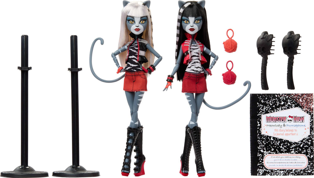 Monster High collectible two-pack invites a creeperific class-reunion collection.