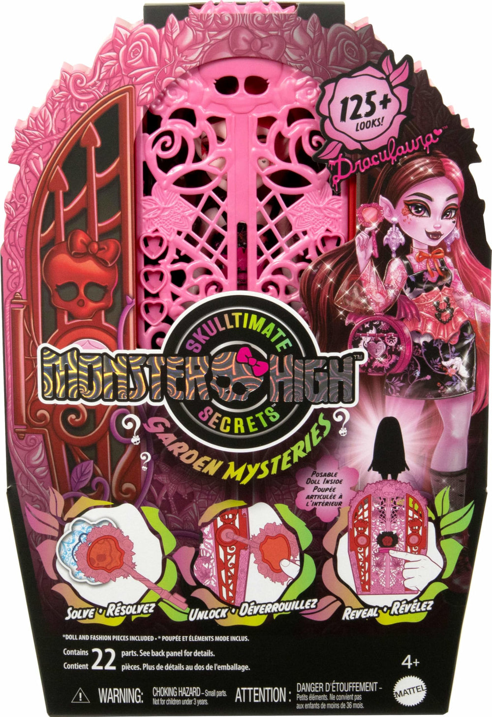 Monster High closet storage for dolls outfits and accessories after play.
