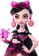 Monster High Draculaura in oversized sunglasses for a chic seaside look.
