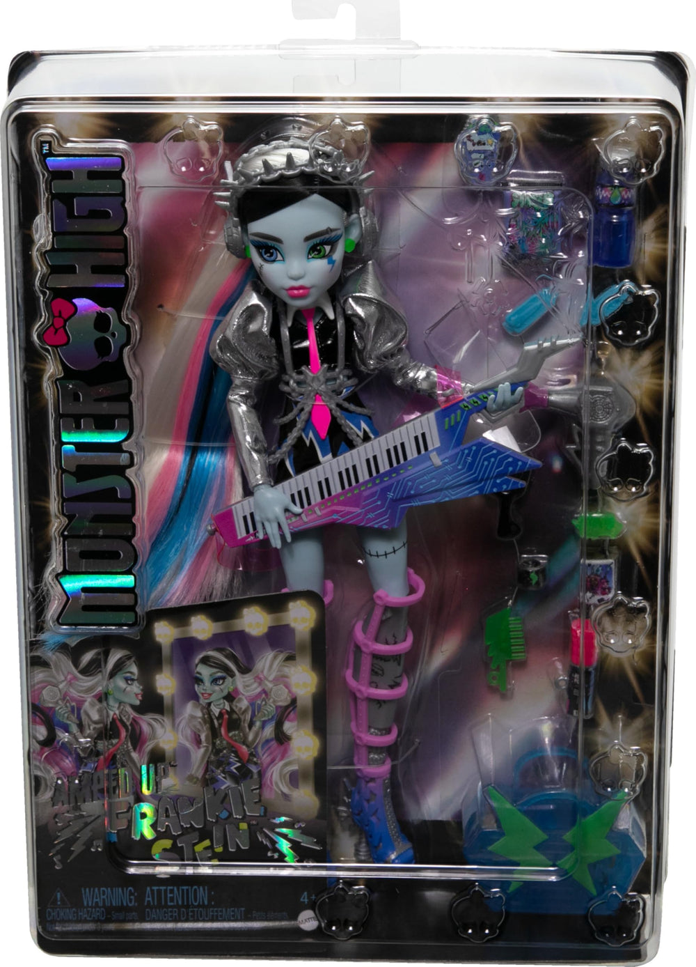 Monster High creepy-fab tote with Frankie Stein for organizing playtime props.