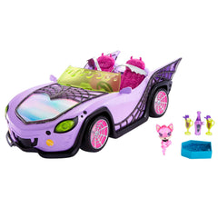 Monster High Ghoul Mobile with spiderweb details for spooky storytelling adventures