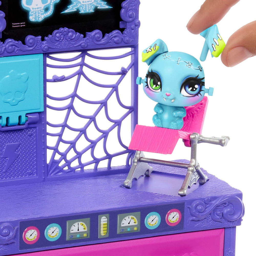 Monster High Make-A-Monster Pet lab table for building and waking adorable pets