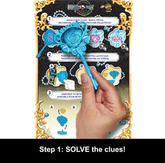 Mystery talisman and charms reveal during unboxing and storytelling.