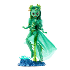 Monster High Skullector Creature from The Black Lagoon doll, webbed boots accent underwater motif