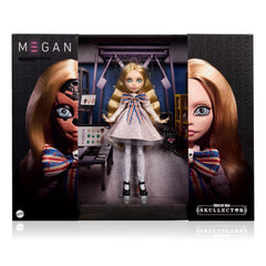 Monster High Skullector M3GAN accessories like purse and shoes enhance display setups.