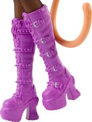 Monster High Toralei electric guitar inspires energetic band play during playtime.