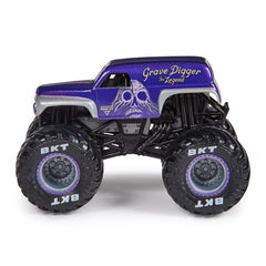 Monster Jam Grave Digger 1:64 chassis detail emphasizing build quality