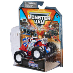Monster Jam 1:64 truck pose in action for epic stunt-inspired play sessions.