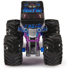 Monster Jam 1:64 truck ready for epic stunts and jumps during playtime.