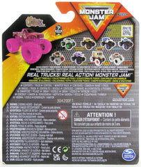Monster Jam Calavera rear view highlights diecast durability on shelves