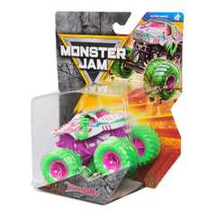 Monster Jam ThunderROARus collector poster scan-ready QR code on packaging