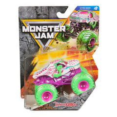 Monster Jam ThunderROARus front view with authentic 1:64 detailing and iconic BKT tires