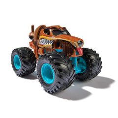 Monster Jam Ruff Crowd side profile features stylized rims and chassis.