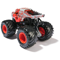 Monster Jam 2025 official 1:64 diecast truck styled-chassis and rims provide an authentic look for display.