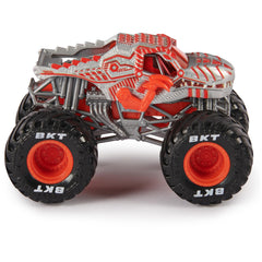 Monster Jam authentic die-cast graphics and chassis for real-life feel.