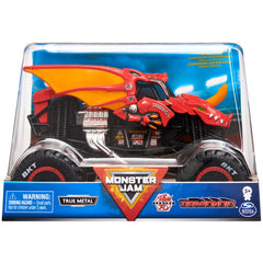 Monster Jam Bakugan Dragonoid 1:24 front view showcases authentic details and scale