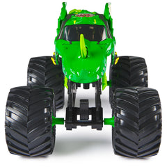 Monster Jam Bakugan Dragonoid green chassis detail reveals authentic scale model appeal