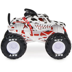 Monster Jam collector poster QR viewable after scanning packaging, expanding play collection.