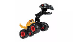 Dugg's movable digging arm in action invites interactive dirt-scooping and imaginative construction play.