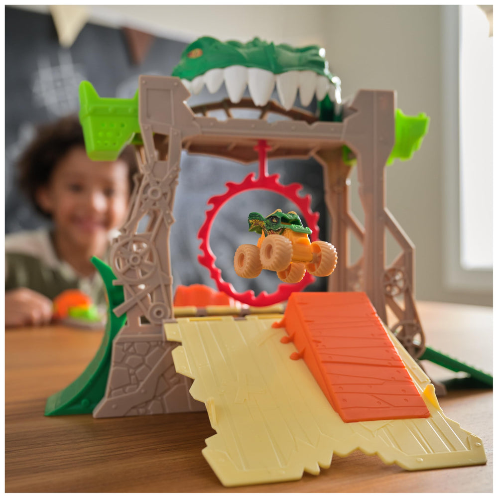 Includes Dragon Truck, Dragon Castle, and launcher for immediate action.