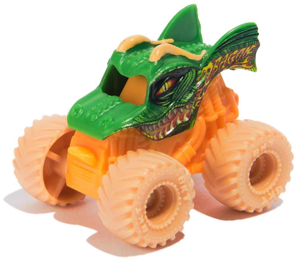 Vivid graphics and durable design reflect the excitement of live Monster Jam.
