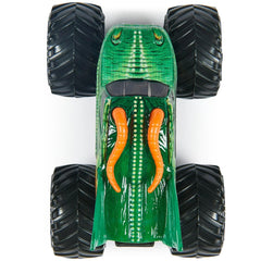 Monster Jam Dragon packaging includes a QR poster download for collectors.