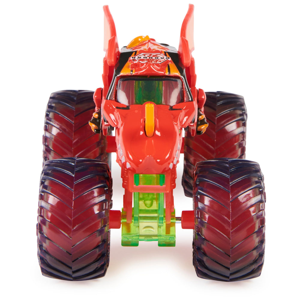 Monster Jam driver molded-in seat adds a lifelike touch during play.